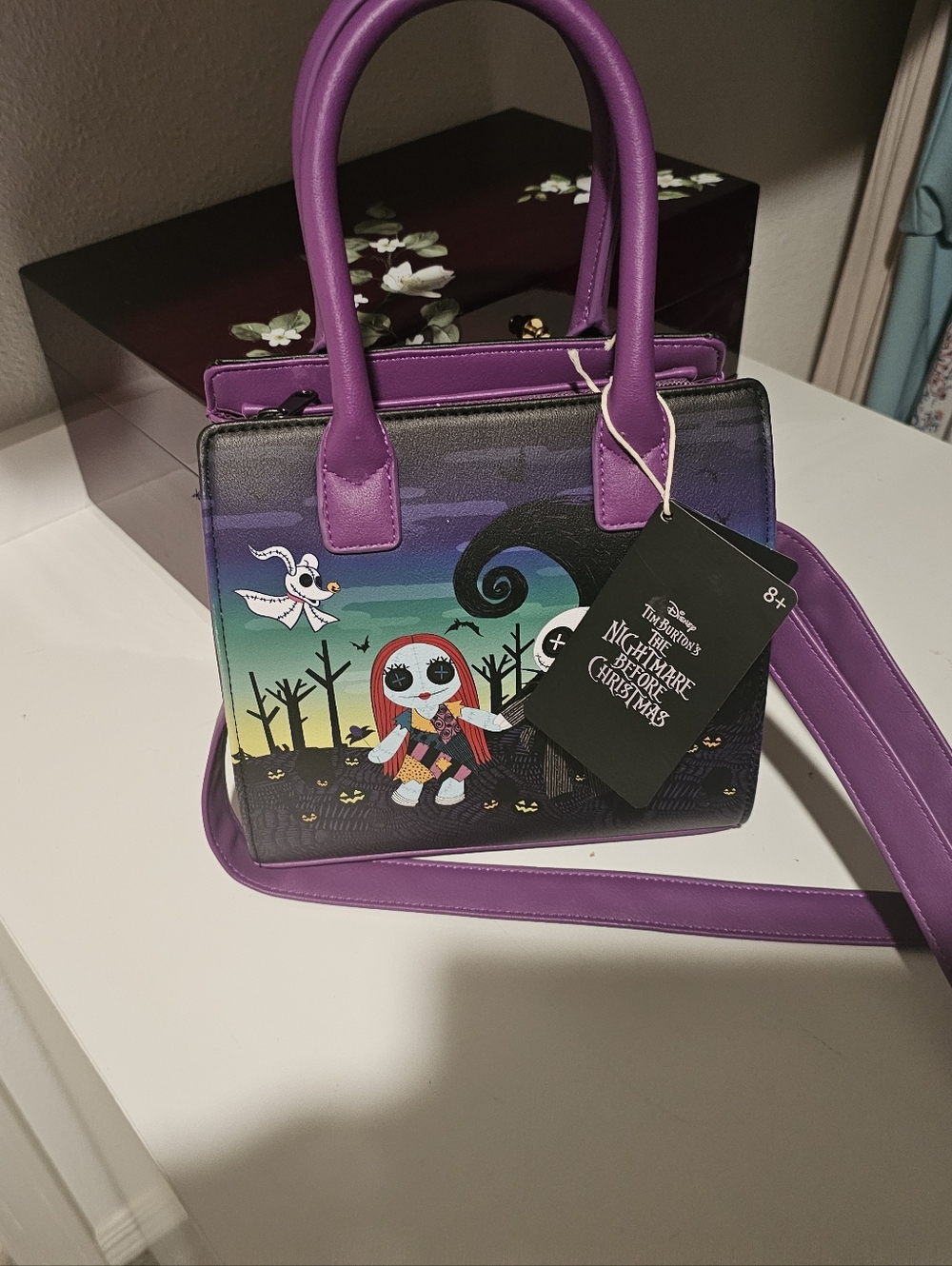 NWT! Disney's Loungefly TNBC Jack & Sally Mini-Satchel - Picture 10 of 10